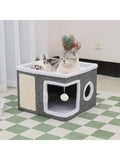 3 in 1 cat condo/bed/scratch post