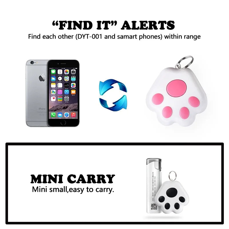 IOS/Android Paw shaped tracker